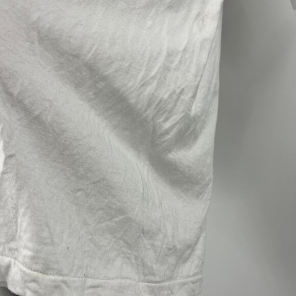 Vtg Texas 1993 White & Blue Floral T-shirt Fruit Of Loom Cotton USA Made Medium - Picture 6 of 12